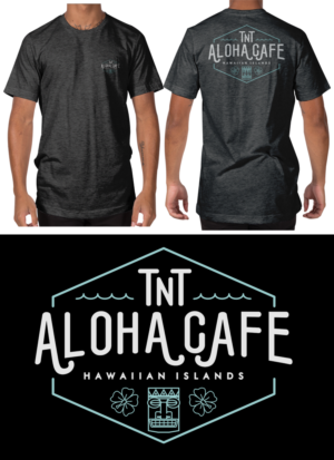 TNT Aloha Cafe | Diseño de Camiseta por cithuwill