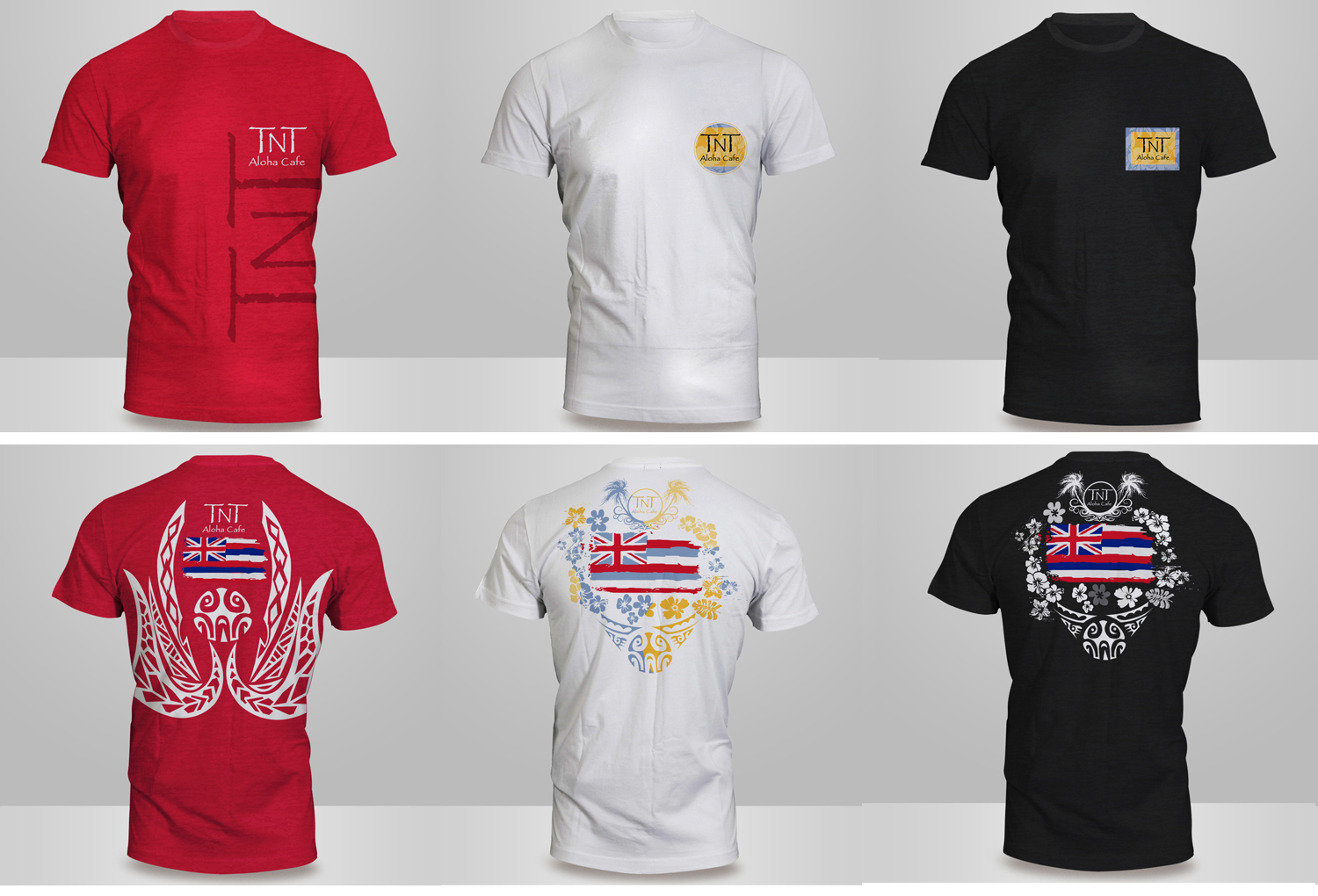 T-shirt Design by Kero for TNT Aloha Cafe  | Design #17777234