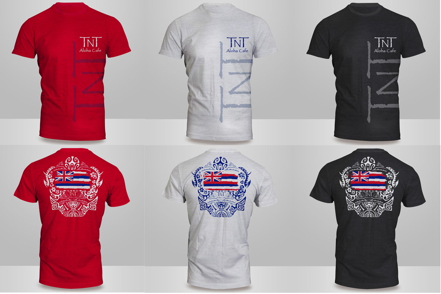 T-shirt Design by Kero for TNT Aloha Cafe  | Design #17786334