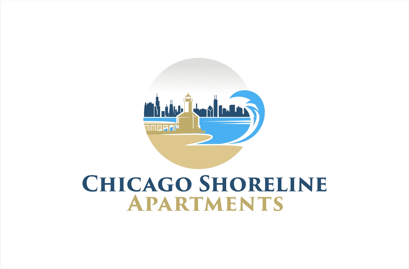 Logo Design by Soul Light for Chicago Shoreline Apartments | Design #17776639