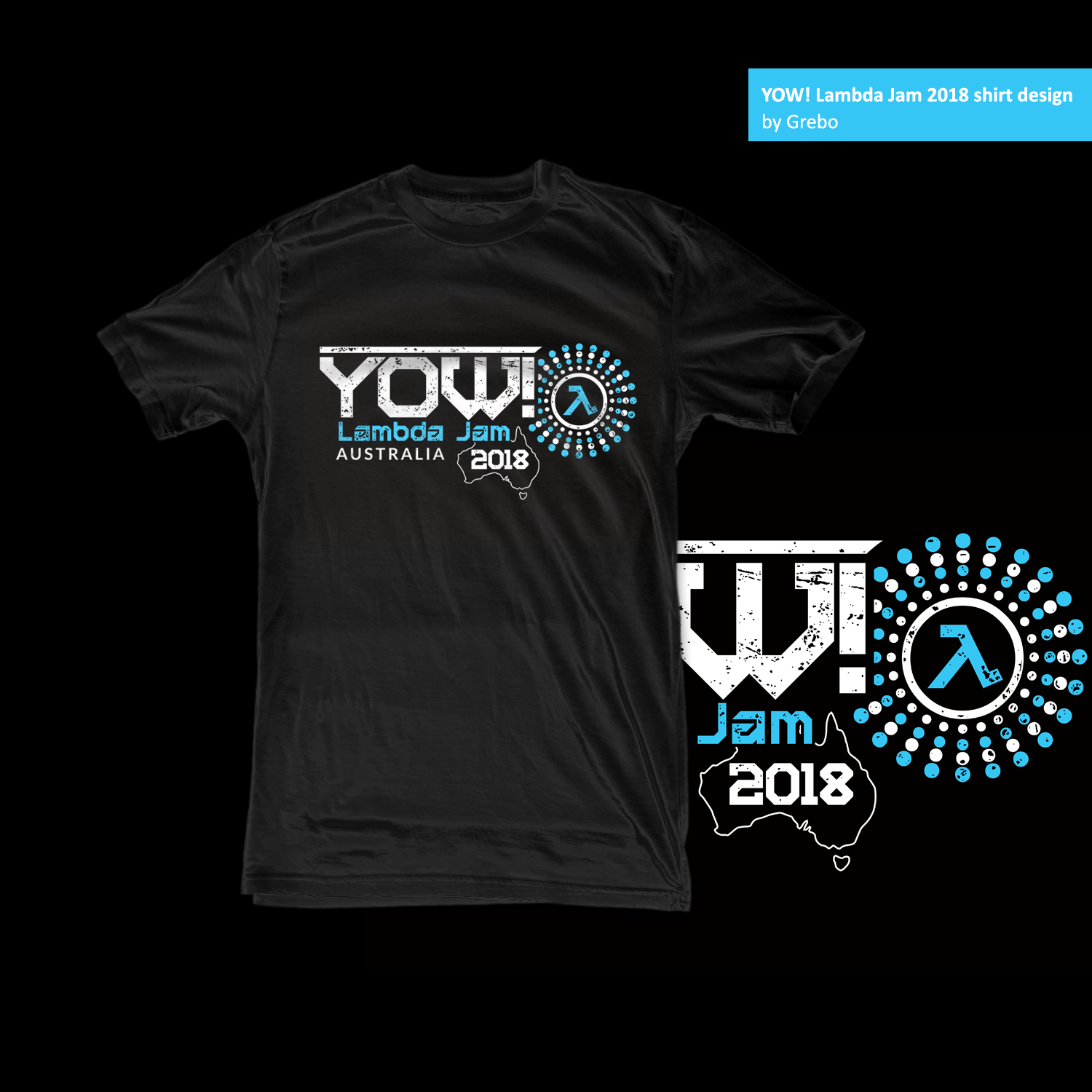 T-shirt Design by Grebo for YOW! Australia | Design #17879646