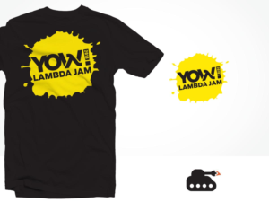 Fun T-Shirt Design for Software Developer Conference - Lambda Jam | T-Shirt-Design von ArtTank