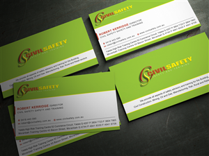 Business Card Design by Mili_Mi for Civil Safety Pty Ltd | Design: #2779639