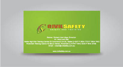 Design de Carte de Visite par Amrita Das pour Civil Safety Pty Ltd | Design #2802435