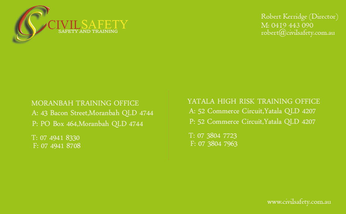 Business Card Design by shakeer for Civil Safety Pty Ltd | Design #2797562