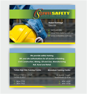 Business Card Design by IneseRo for Civil Safety Pty Ltd | Design: #2753316