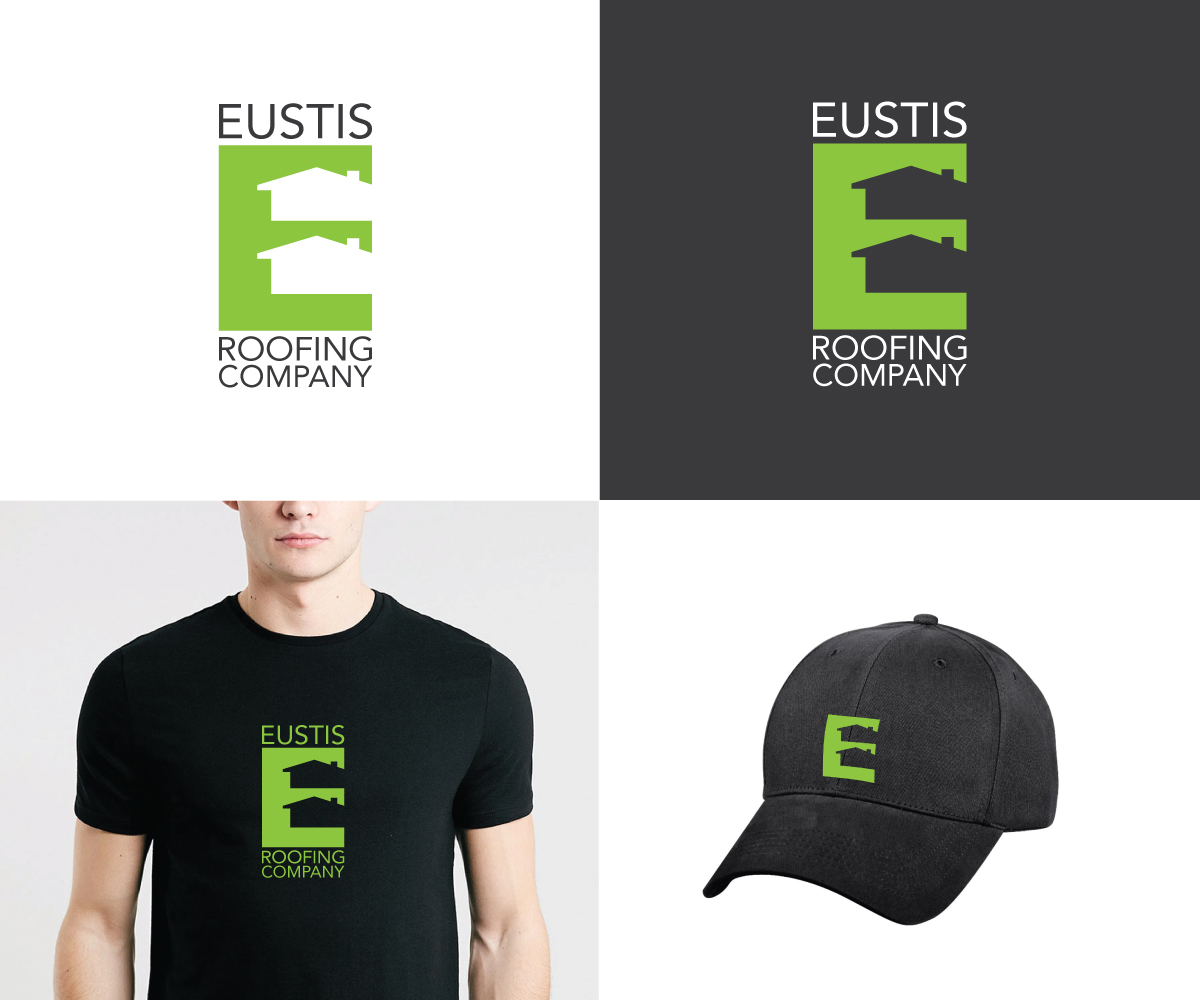 Logo Design by Thomas DeHart for Eustis Roofing  | Design #17793567