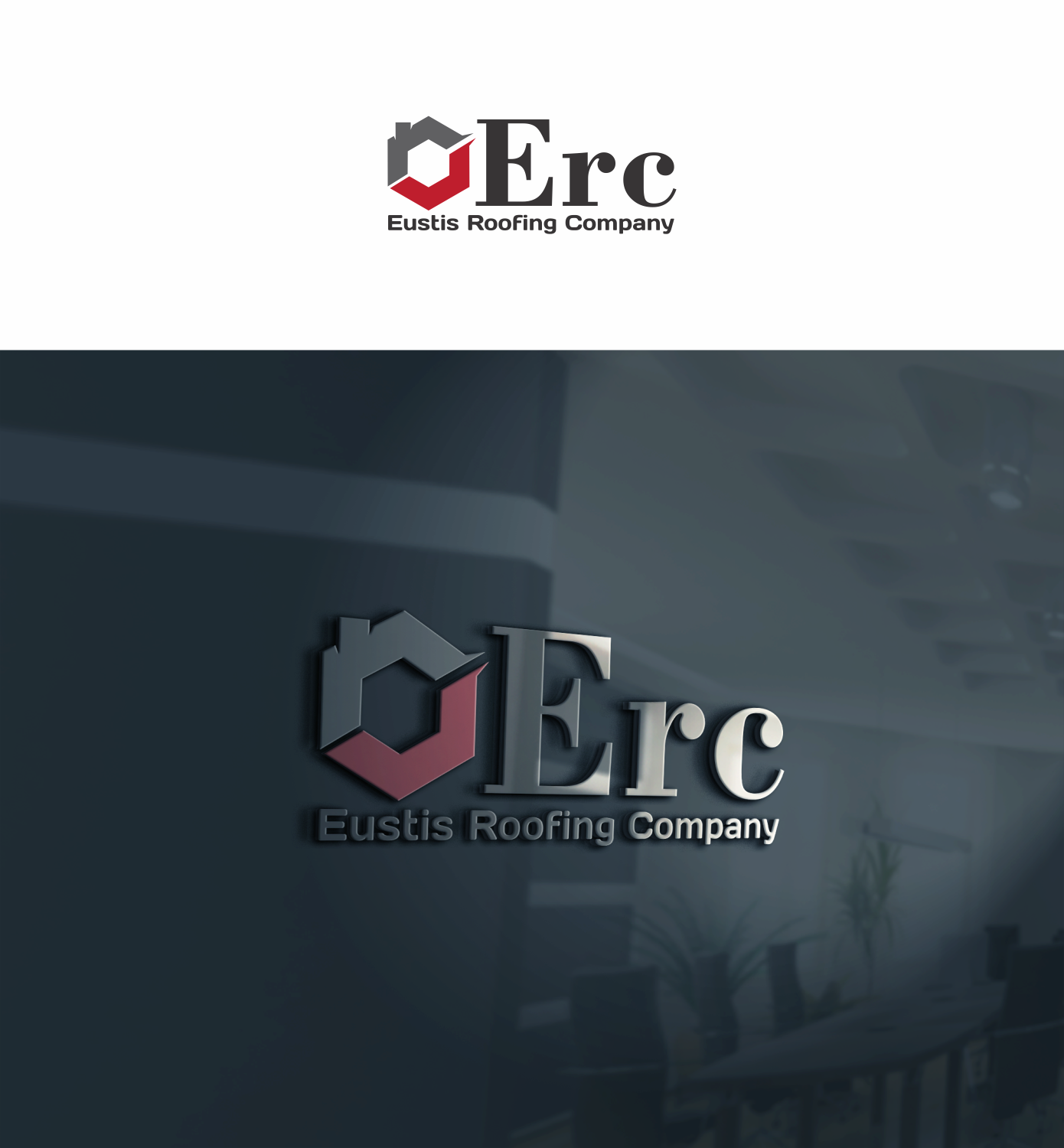 Logo Design by eudo for Eustis Roofing  | Design #17787485