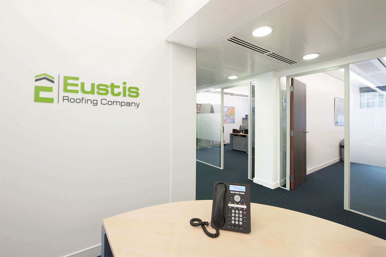 Logo Design by Deziners Zone for Eustis Roofing  | Design #17797906