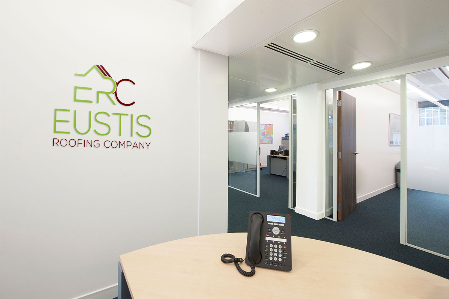 Logo Design by Deziners Zone for Eustis Roofing  | Design #17797907