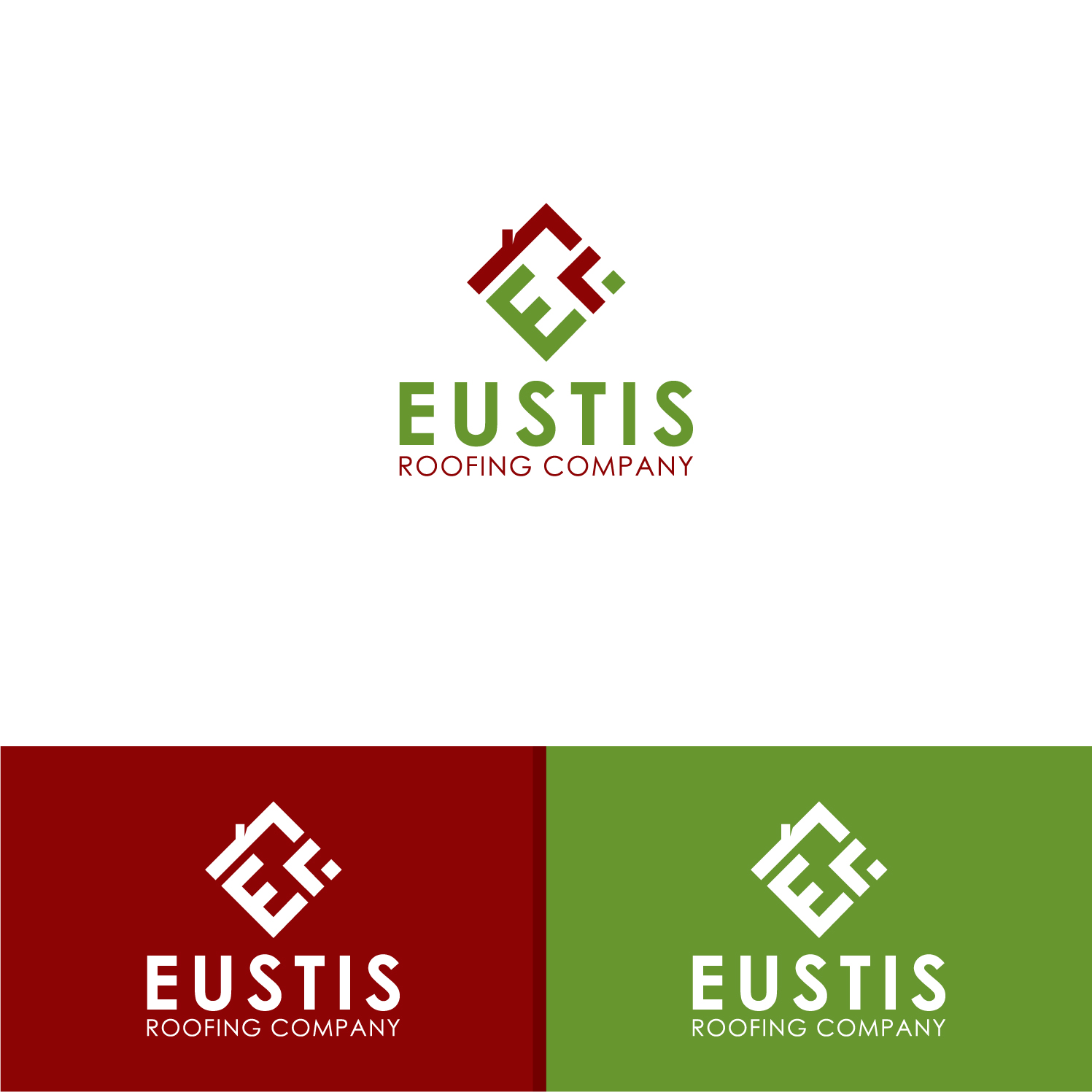 Logo Design by Deziners Zone for Eustis Roofing  | Design #17803144