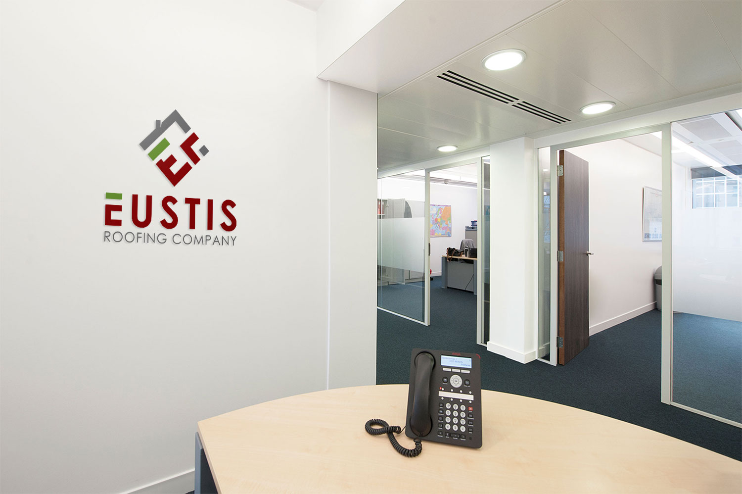 Logo Design by Deziners Zone for Eustis Roofing  | Design #17803153