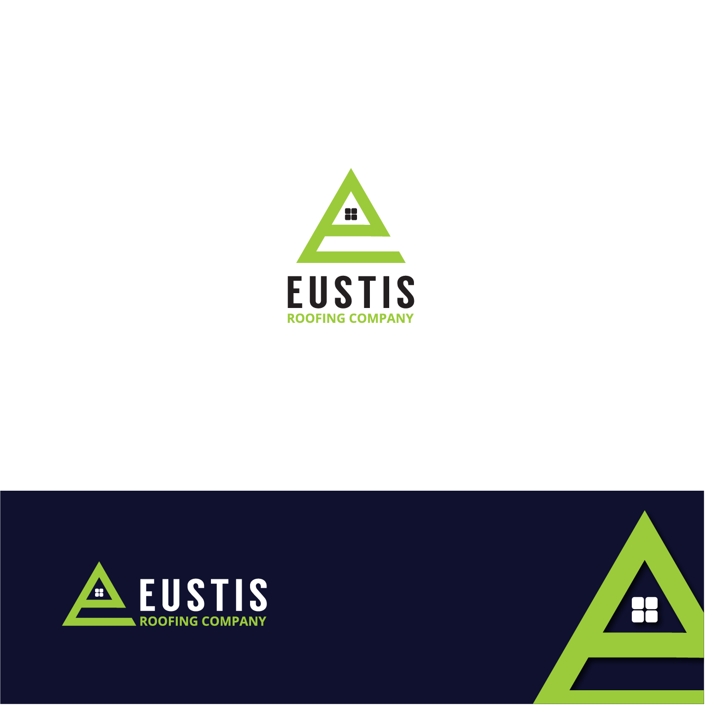 Logo Design by Blind for Eustis Roofing  | Design #17803993