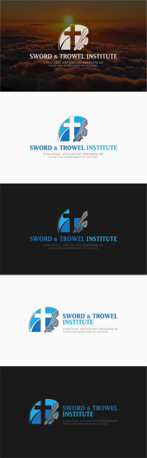 SWORD & TROWEL INSTITUTE  ~ Strategic advancing freedom of faith and expression in culture | Logo Design by Kira Graphics