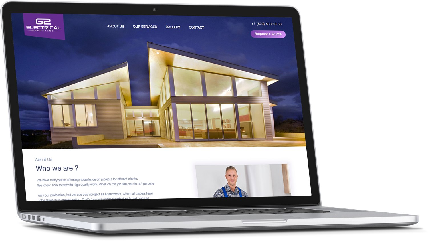 Web Design by cCopilot for G2 electrical services ltd. | Design #17802607