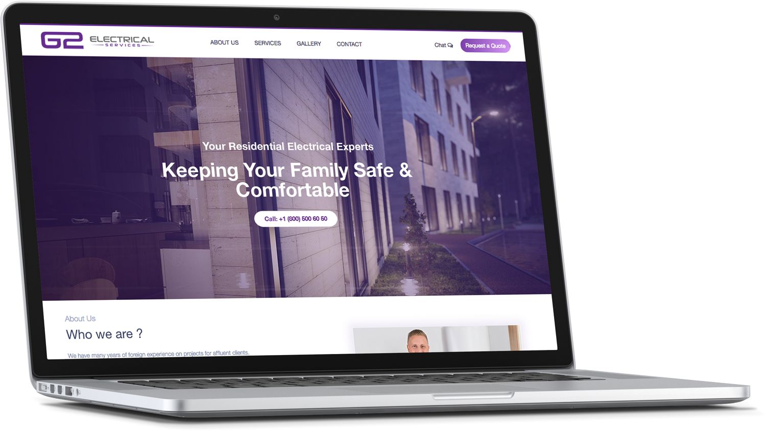 Web Design by cCopilot for G2 electrical services ltd. | Design #17802621
