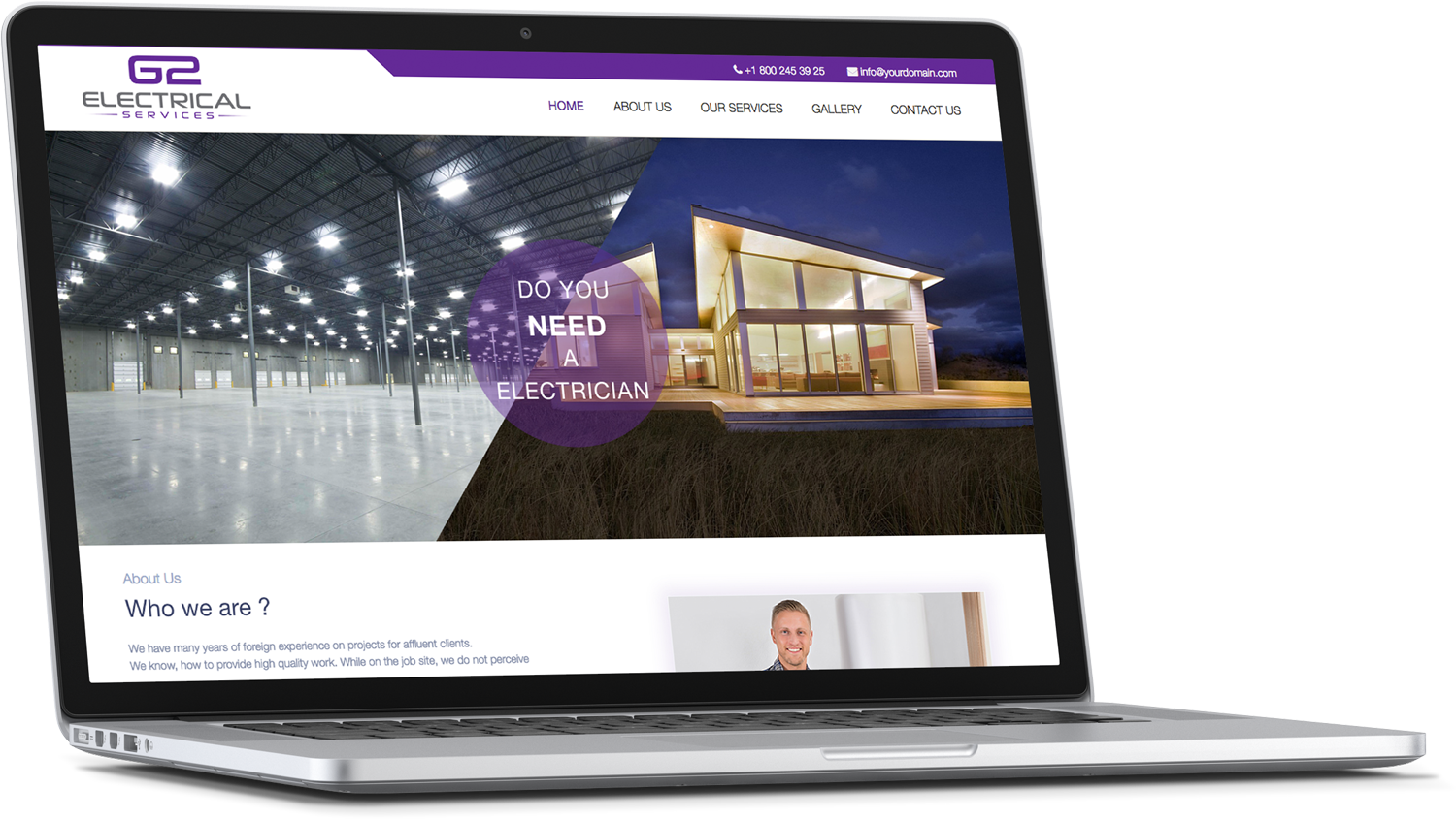 Web Design by cCopilot for G2 electrical services ltd. | Design #17839736