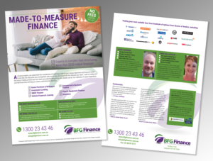 Double-sided A4 flyer with all text content determined - for Mortgage Broker | Flyer-Design von andrew3344