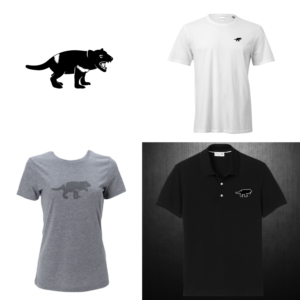 Embroidery Tasmanian Devil T-Shirt Design  | T-shirt Design by lightning.1972