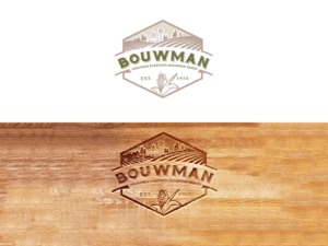 BOUWMAN, Johannes Evertson Bouwman Family, Est. 1910, Cleveland Twp (Township) IA | Logo Design by benito