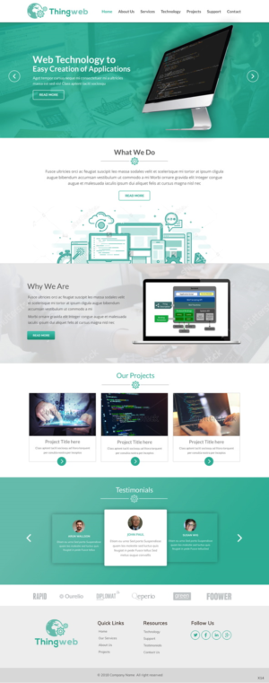 Web Design by pb for this project | Design: #17915775