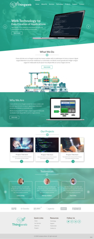 Web Design by pb for this project | Design: #17938396