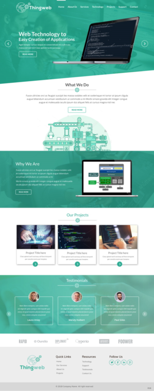 Web Design by pb for this project | Design: #17938397