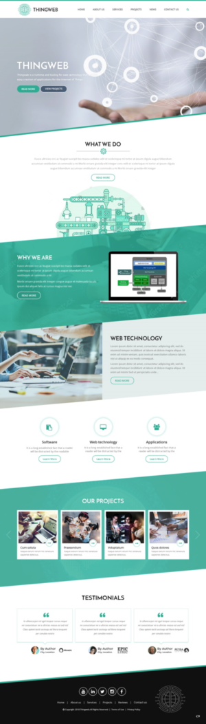 Web Design by pb for this project | Design: #18378948