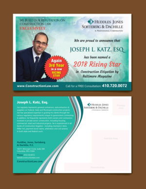 Postcard Design by meet007 for this project | Design: #17789829