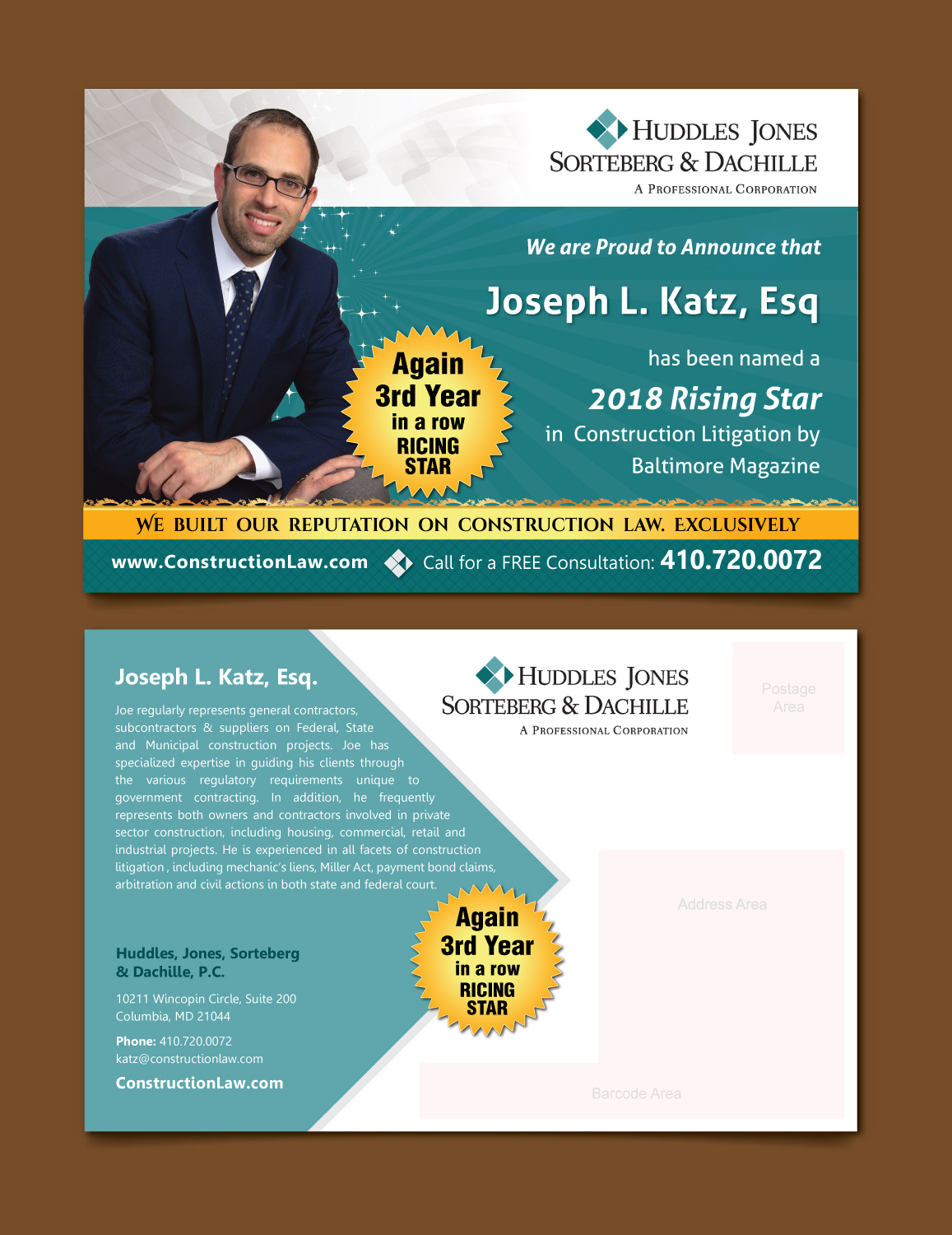 Postcard Design by meet007 for this project | Design #17791000