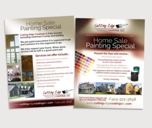 Design de Flyer par see why pour Cutting Edge Coatings | Design : #17780319