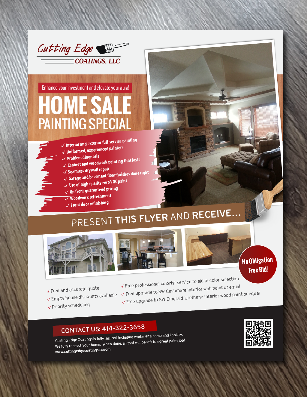 Flyer Design by Alexandar for Cutting Edge Coatings | Design #17780061