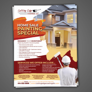 Design de Flyer par Mariyam Khan pour Cutting Edge Coatings | Design : #17791647