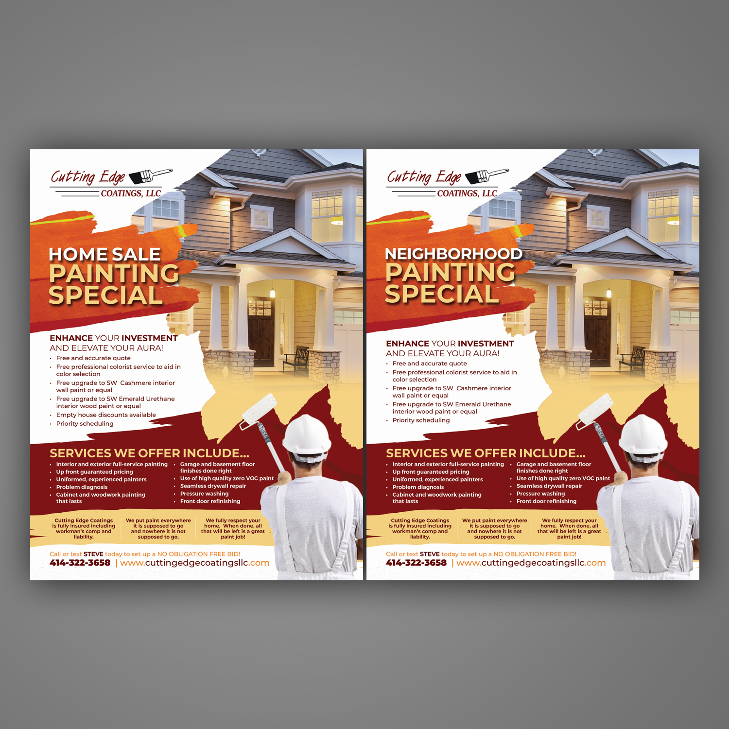 Flyer Design by Mariyam Khan for Cutting Edge Coatings | Design #17873099
