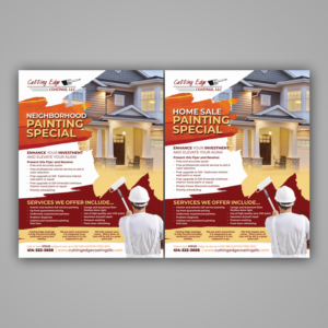 Design de Flyer par Mariyam Khan pour Cutting Edge Coatings | Design : #17882605