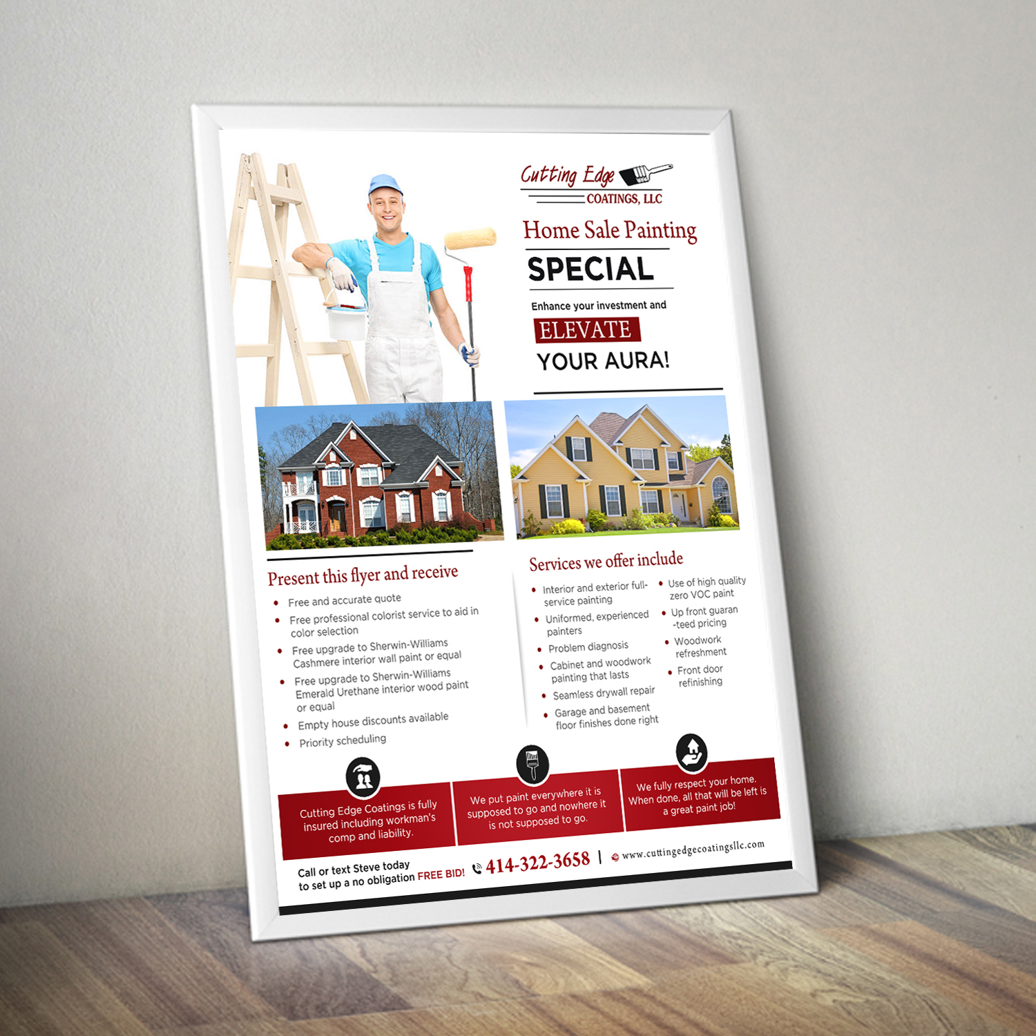 Flyer Design by creative.bugs for Cutting Edge Coatings | Design #17785029