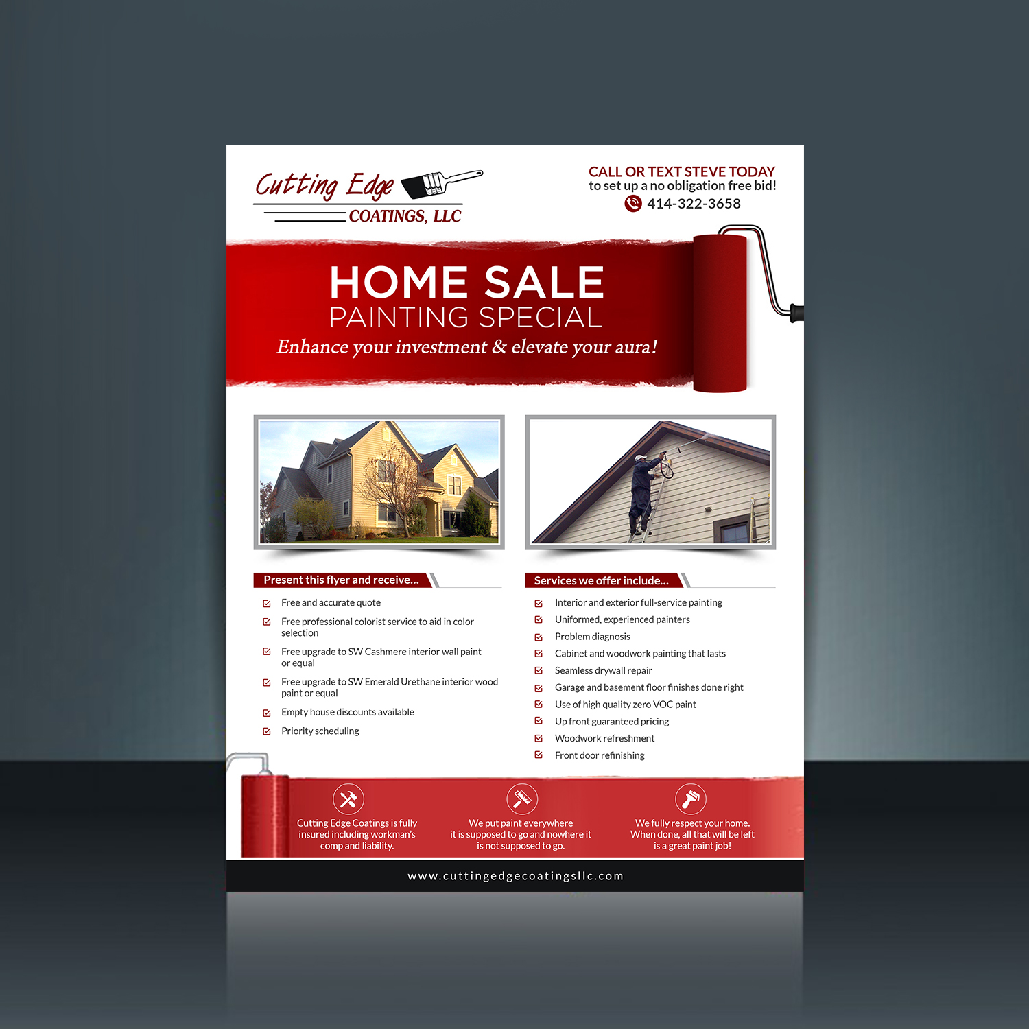 Flyer Design by creative.bugs for Cutting Edge Coatings | Design #17788995