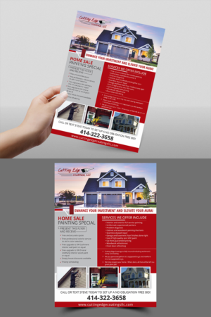 Diseño de Flyer por ecorokerz para Cutting Edge Coatings | Diseño #17787189