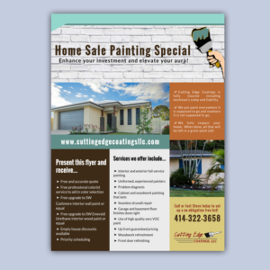Design de Flyer par Schöpfer pour Cutting Edge Coatings | Design : #17781992