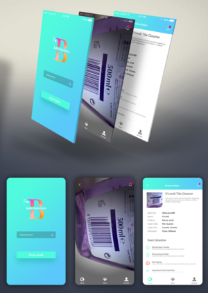 Modern Blockchain supply chain tracking app design for Safis Solutions | App-Design von mobileAppSL