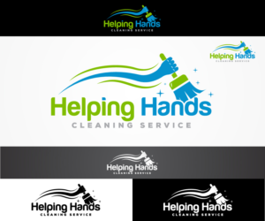 Logo Design by sangeloenriquez for Helping Hands Cleaning Service, Inc. | Design: #17789888