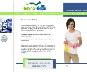 Logo Design by sangeloenriquez for Helping Hands Cleaning Service, Inc. | Design: #17814578