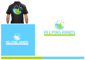Logo Design by Amduat Design for Helping Hands Cleaning Service, Inc. | Design: #17796714