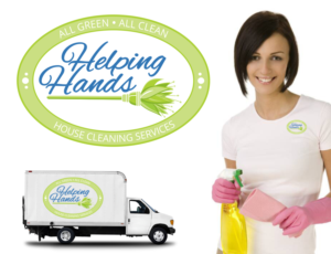 Logo Design by Lezette_G for Helping Hands Cleaning Service, Inc. | Design: #17828114