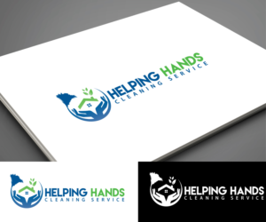 Logo Design by future logo.com for Helping Hands Cleaning Service, Inc. | Design: #17793113