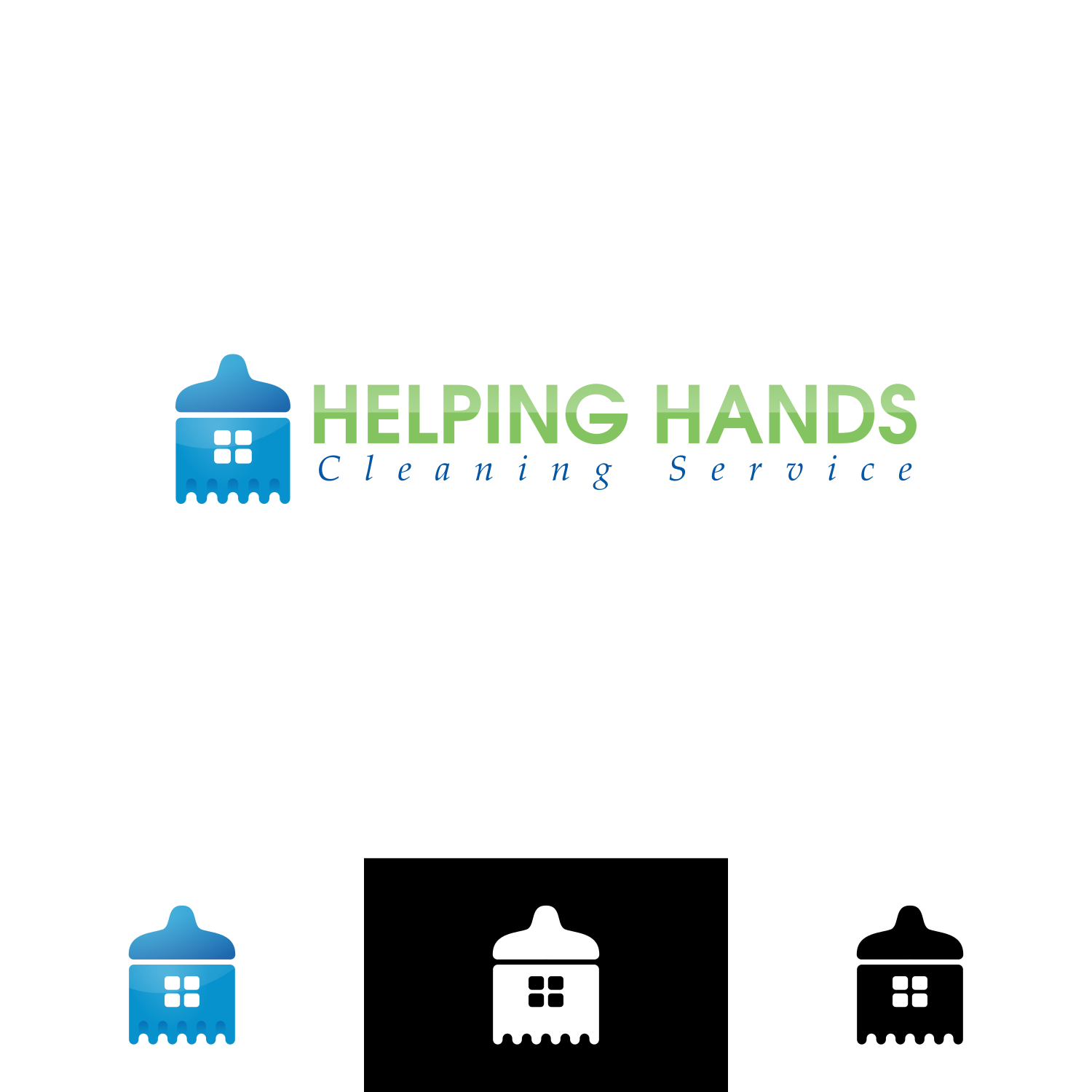 Diseño de Logo por fawwazmuhammadwawaz para Helping Hands Cleaning Service, Inc. | Diseño #17812825