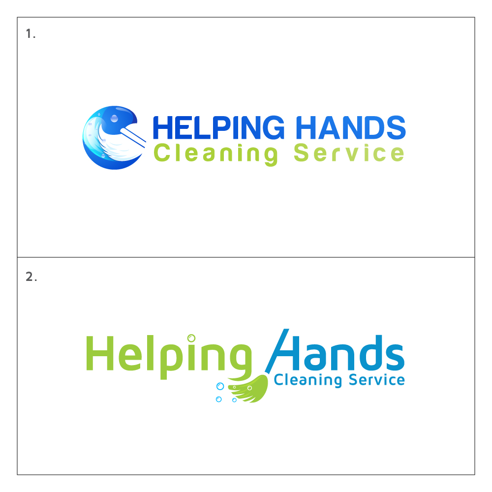 Logo Design by codopoliz.solutions for Helping Hands Cleaning Service, Inc. | Design #17787418