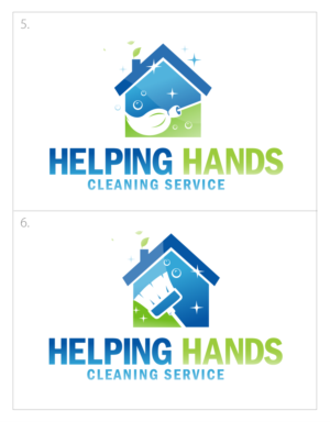 Logo Design by codopoliz.solutions for Helping Hands Cleaning Service, Inc. | Design: #17805116