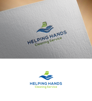 Logo Design by SimpleBlade for Helping Hands Cleaning Service, Inc. | Design: #17794559