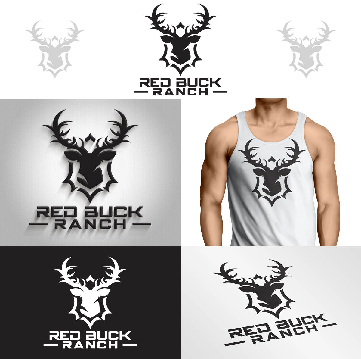 Logo Design by AFD for Red Buck Ranch | Design #17842990